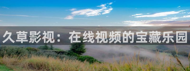 欧美影院：久草影视：在线视频的宝藏乐园