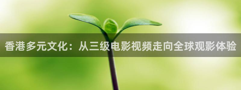 .欧美影院：香港多元文化：从三级电影视频走向全球观影体验